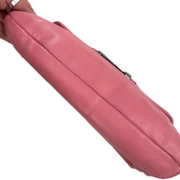 COACH Kristin Pink Leather Shoulder Crossbody Hobo Bag Purse F22308 - Picture 11 of 17